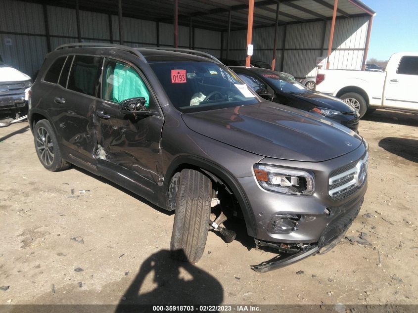 2022 MERCEDES-BENZ GLB GLB 250 VIN: W1N4M4GB2NW191941