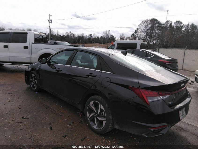 2022 HYUNDAI ELANTRA LIMITED VIN: KMHLP4AG2NU359227