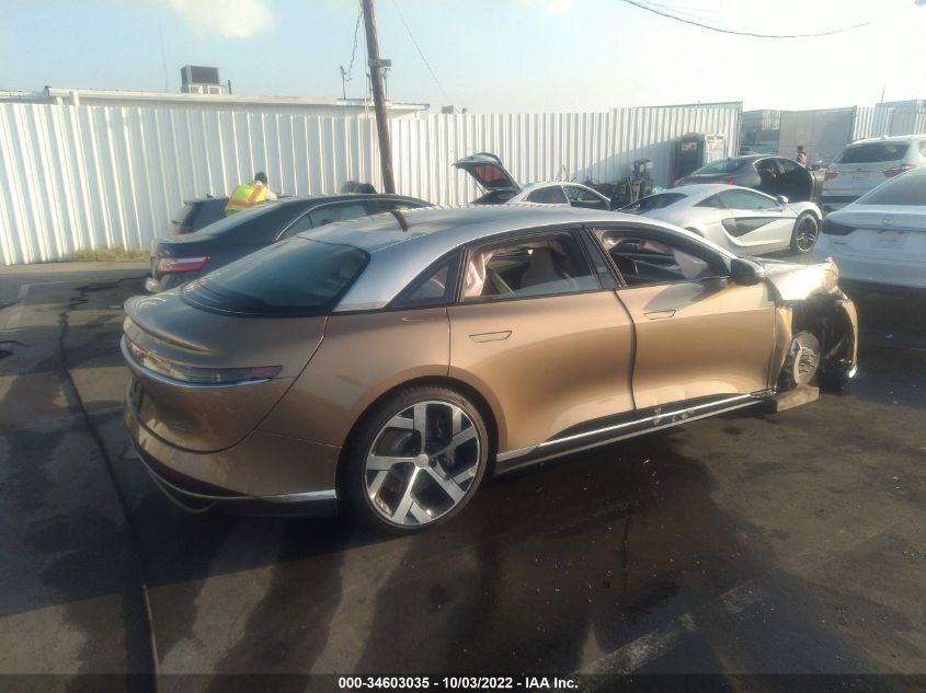 2022 LUCID AIR DREAM EDITION VIN: 50EA1DAA5NA001562