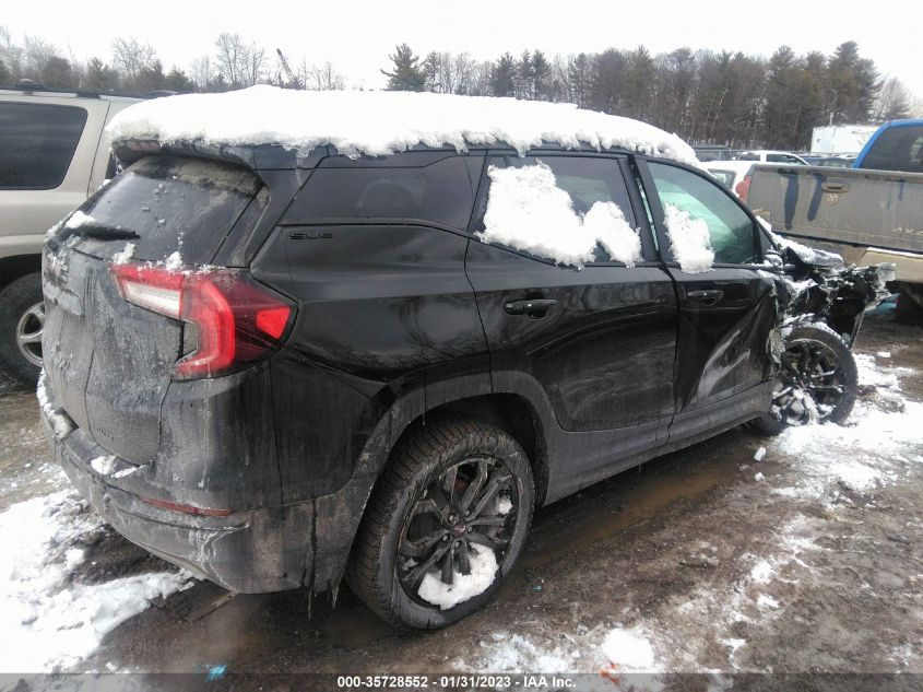 2022 GMC TERRAIN SLE VIN: 3GKALTEV6NL282533