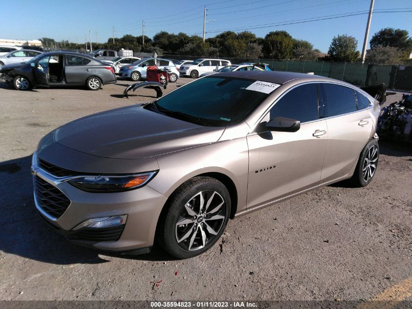 2022 CHEVROLET MALIBU RS VIN: 1G1ZG5ST8NF202265