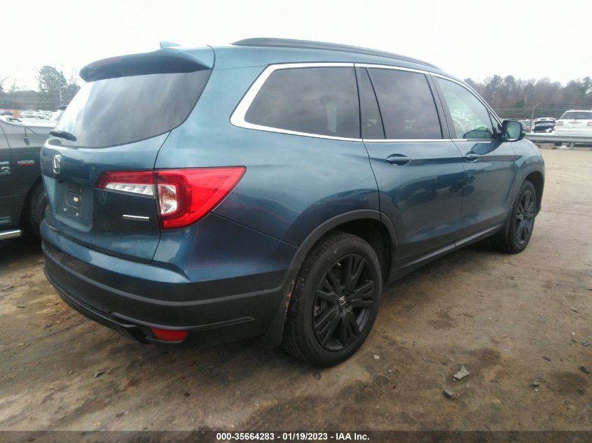 2021 HONDA PILOT SPECIAL EDITION VIN: 5FNYF5H22MB028247