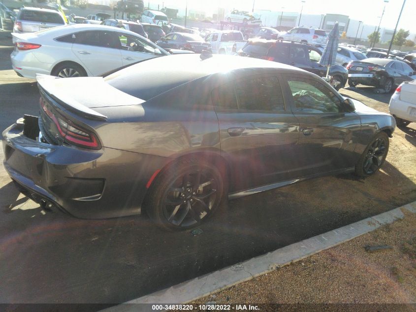 2022 DODGE CHARGER GT VIN: 2C3CDXHG4NH126087