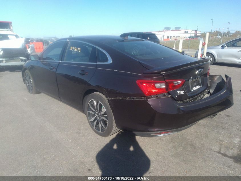 2021 CHEVROLET MALIBU RS VIN: 1G1ZG5ST4MF033733
