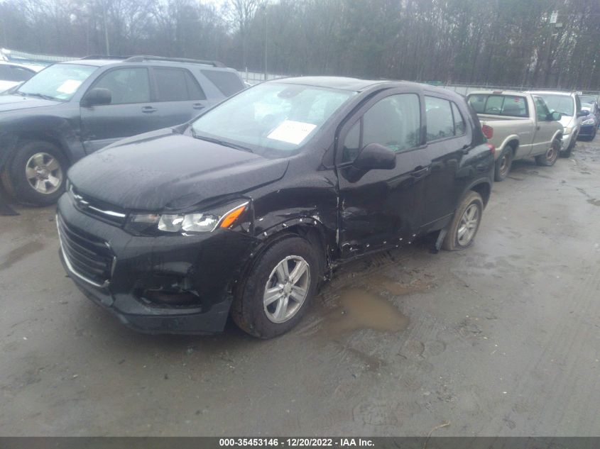 2020 CHEVROLET TRAX LS VIN: 3GNCJKSB0LL289450