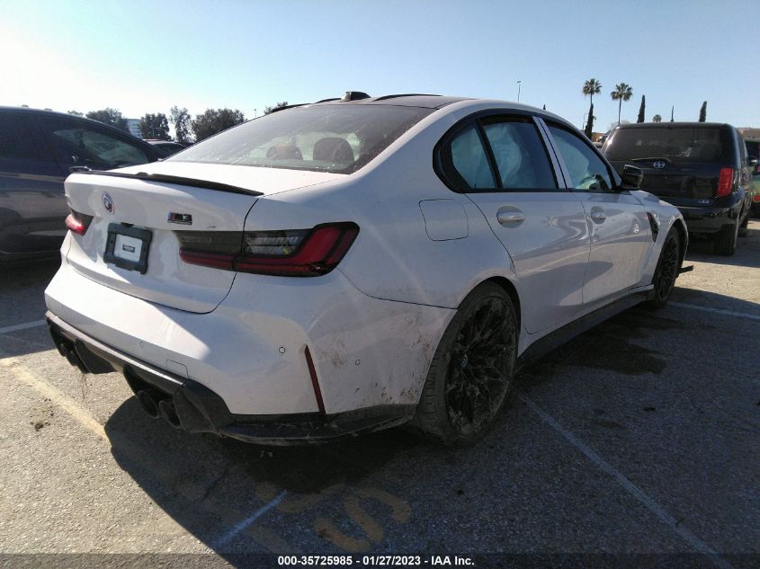 2023 BMW M3 COMPETITION XDRIVE VIN: WBS43AY05PFN57621