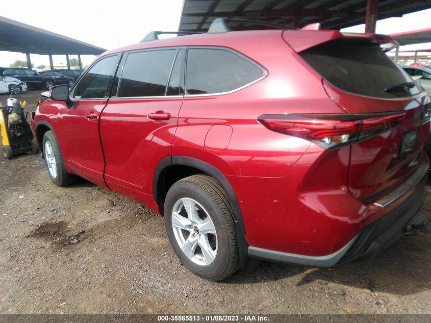 2021 TOYOTA HIGHLANDER L/LE VIN: 5TDZZRAH1MS088789