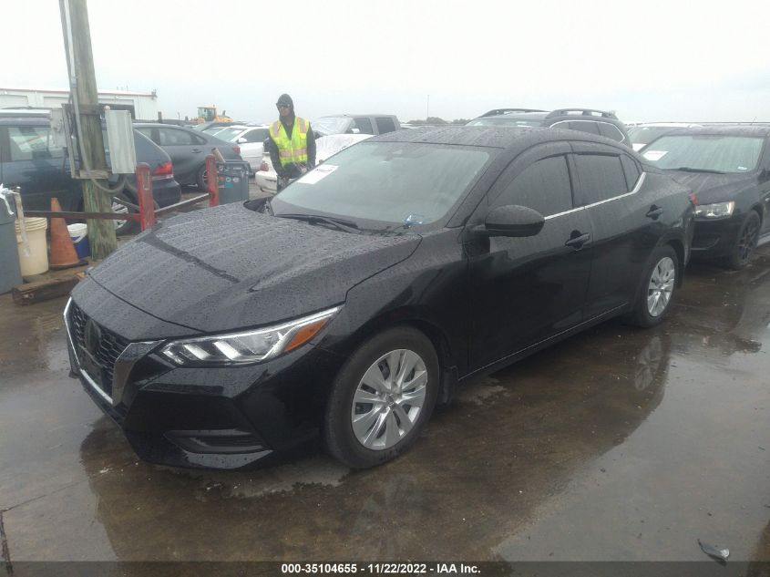 2022 NISSAN SENTRA S VIN: 3N1AB8BV7NY240426
