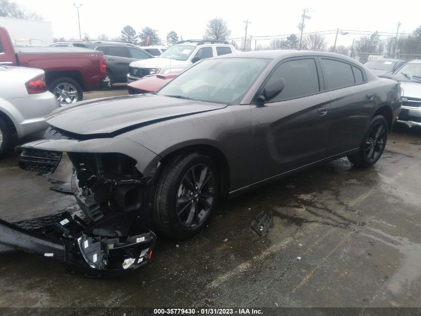 2022 DODGE CHARGER SXT VIN: 2C3CDXJG1NH134108