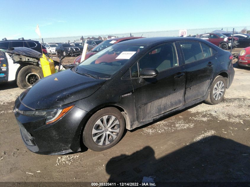 2020 TOYOTA COROLLA HYBRID LE VIN: JTDEBRBE6LJ004940