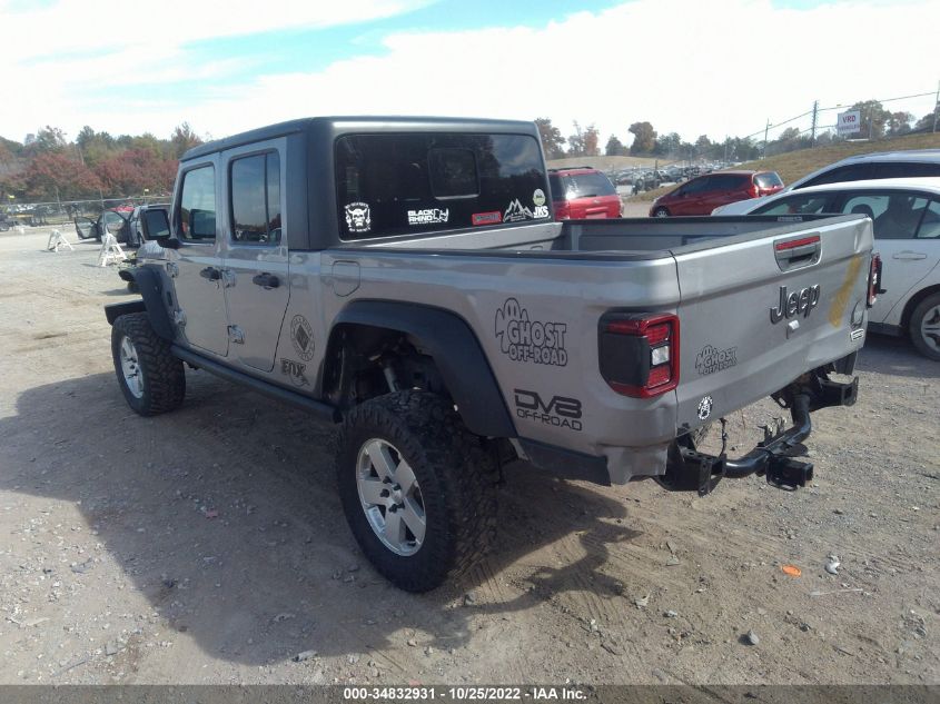 2020 JEEP GLADIATOR OVERLAND VIN: 1C6HJTFG2LL141457