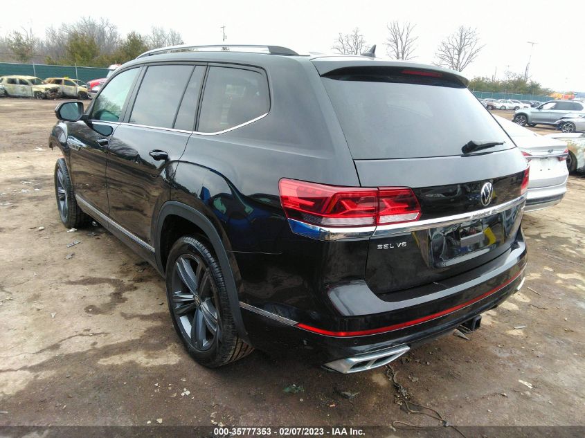 2022 VOLKSWAGEN ATLAS 3.6L V6 SEL R-LINE VIN: 1V2AR2CA6NC501389