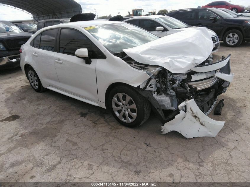 2022 TOYOTA COROLLA LE VIN: JTDEPMAE8NJ192501