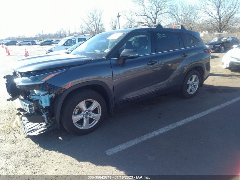 2021 TOYOTA HIGHLANDER L VIN: 5TDCZRBH7MS149096