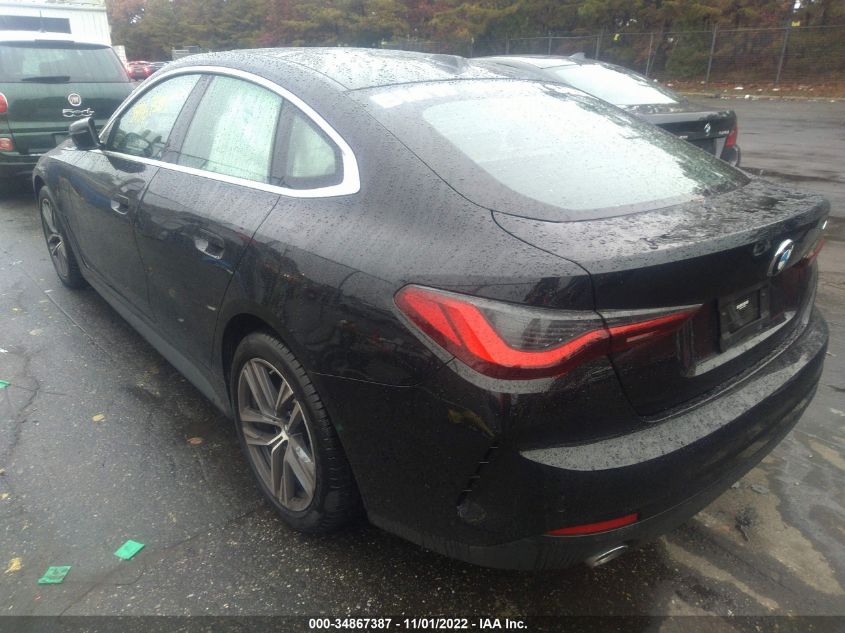 2022 BMW 4 SERIES 430I VIN: WBA63AV09NFM18607