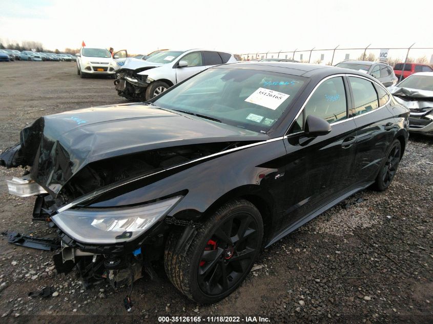 2022 HYUNDAI SONATA N LINE NIGHT EDITION VIN: 5NPEK4JCXNH146223