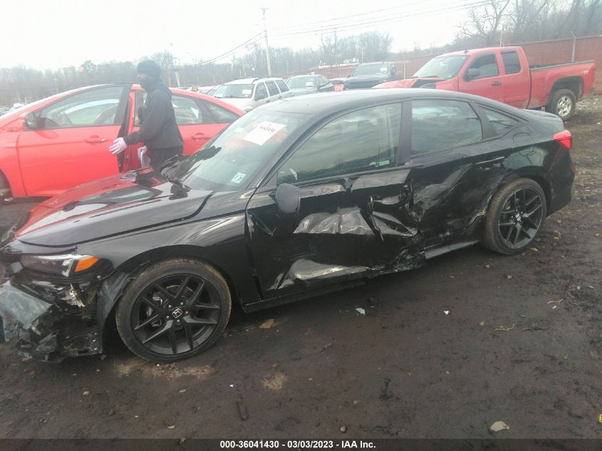 2022 HONDA CIVIC SEDAN SPORT VIN: 2HGFE2F56NH590526