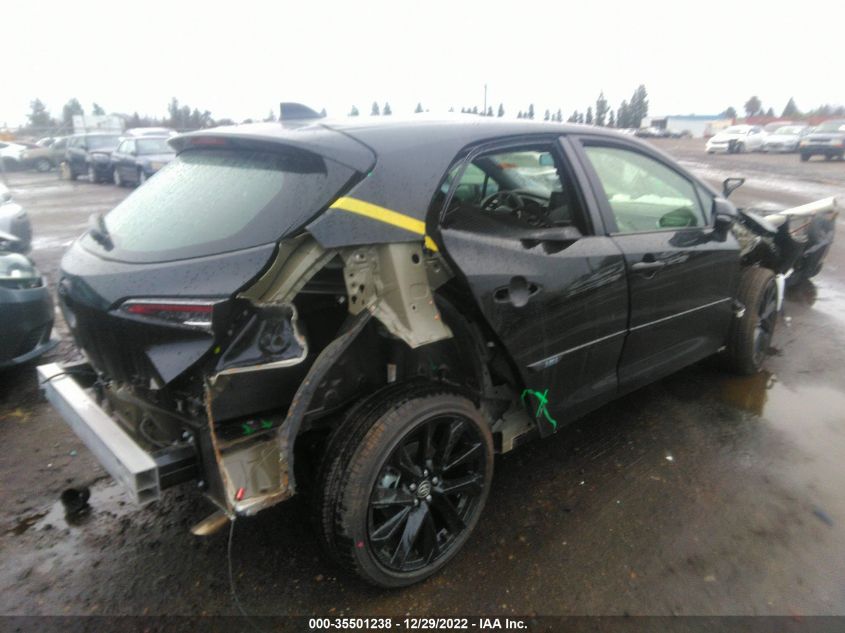 2022 TOYOTA COROLLA HATCHBACK SE/NIGHTSHADE/XSE VIN: JTND4MBE7N3169973