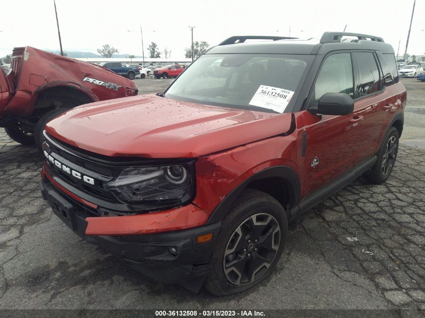 2022 FORD BRONCO SPORT OUTER BANKS VIN: 3FMCR9C68NRD82563