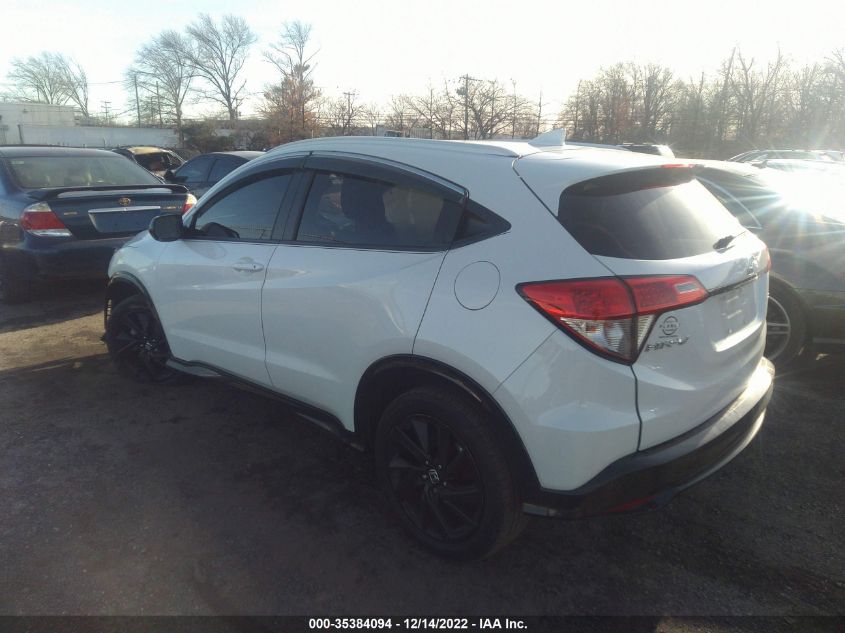 2021 HONDA HR-V SPORT VIN: 3CZRU6H13MM754664