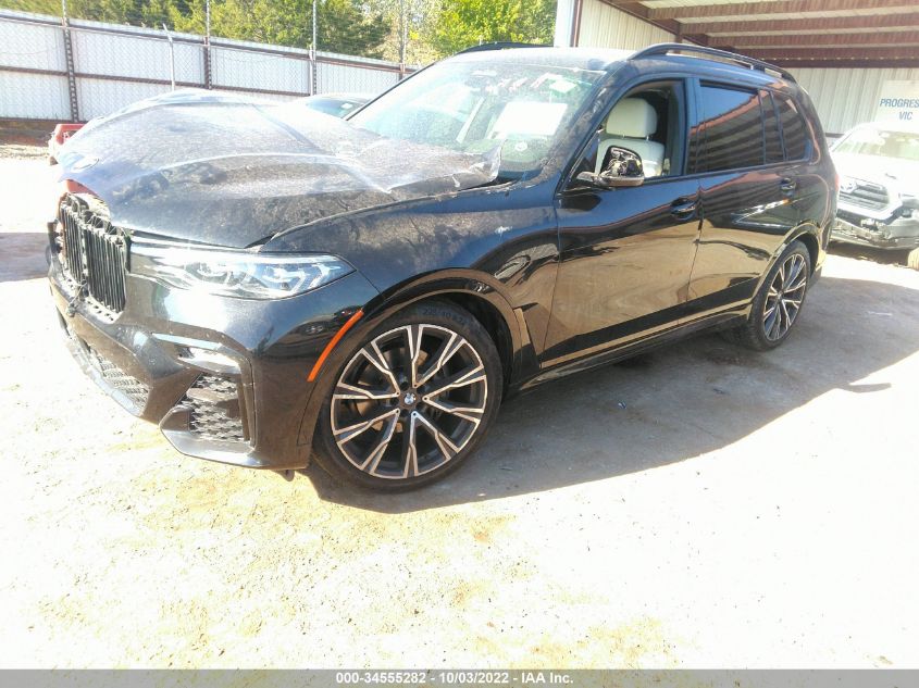 2021 BMW X7 XDRIVE40I VIN: 5UXCW2C08M9D77312