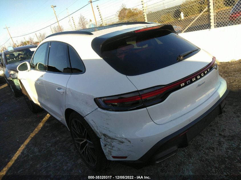 2022 PORSCHE MACAN VIN: WP1AA2A59NLB05941