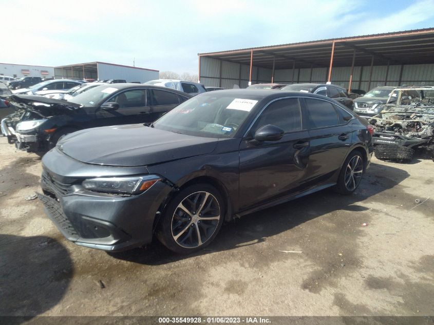 2022 HONDA CIVIC SEDAN TOURING VIN: 2HGFE1F91NH321024