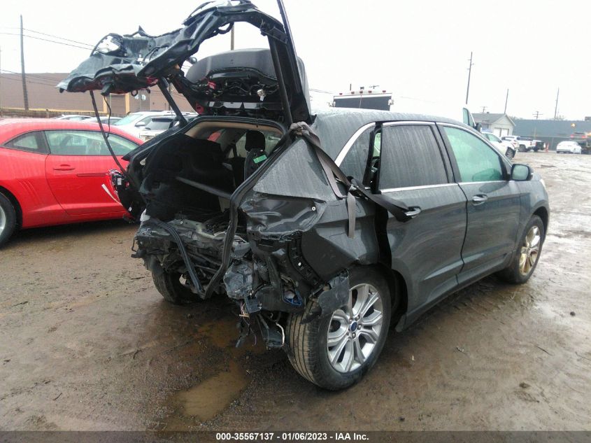 2021 FORD EDGE TITANIUM VIN: 2FMPK3K95MBA49412