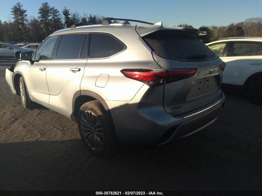 2022 TOYOTA HIGHLANDER PLATINUM VIN: 5TDFZRBH1NS247569