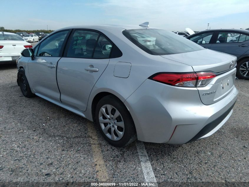 2021 TOYOTA COROLLA LE VIN: 5YFEPMAEXMP256550