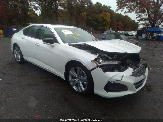 2022 ACURA TLX W/TECHNOLOGY PACKAGE VIN: 19UUB5F49NA001959