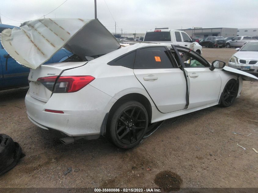 2022 HONDA CIVIC SEDAN SPORT VIN: 2HGFE2F56NH504891