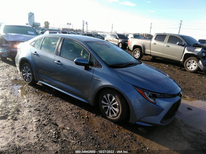 2021 TOYOTA COROLLA HYBRID LE VIN: JTDEAMDE1MJ032780