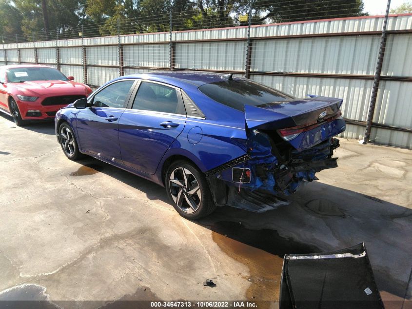 2021 HYUNDAI ELANTRA LIMITED VIN: KMHLP4AG5MU171879