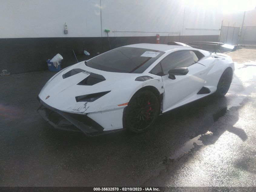 2022 LAMBORGHINI HURACAN STO VIN: ZHWUA6ZX3NLA18817