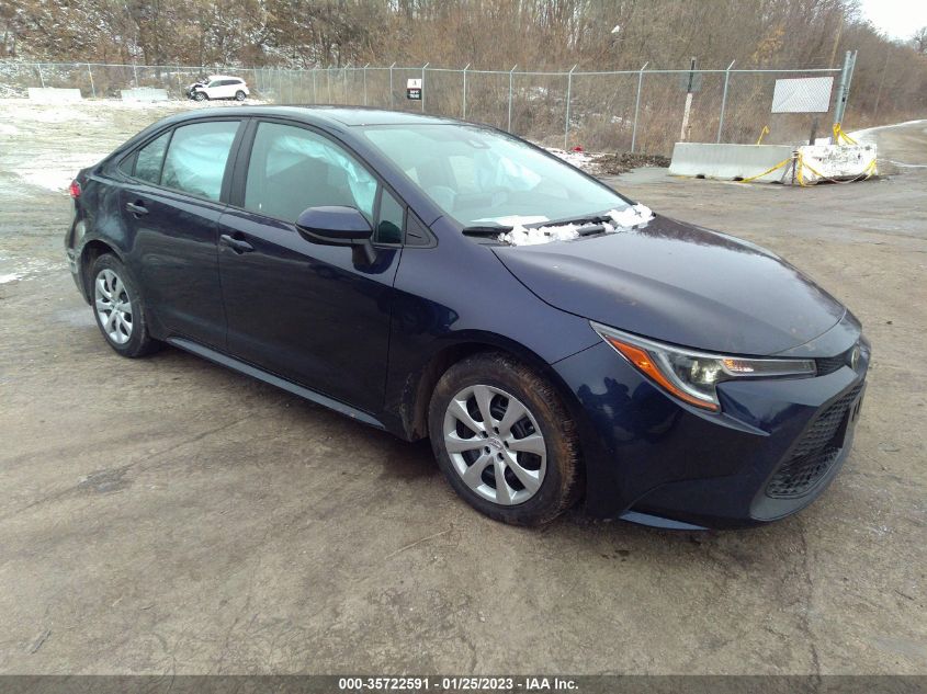 2022 TOYOTA COROLLA LE VIN: 5YFEPMAE4NP315450