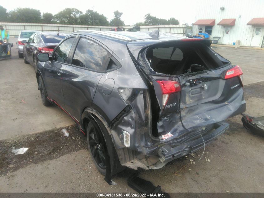2021 HONDA HR-V SPORT VIN: 3CZRU5H13MM719424