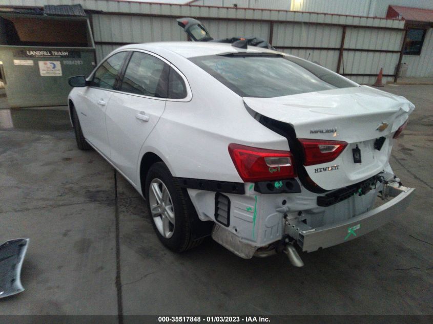 2022 CHEVROLET MALIBU LS VIN: 1G1ZB5ST2NF208755