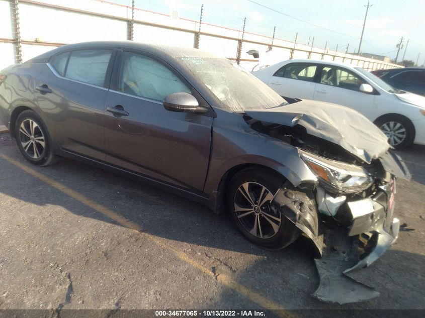 2022 NISSAN SENTRA SV VIN: 3N1AB8CV5NY235742