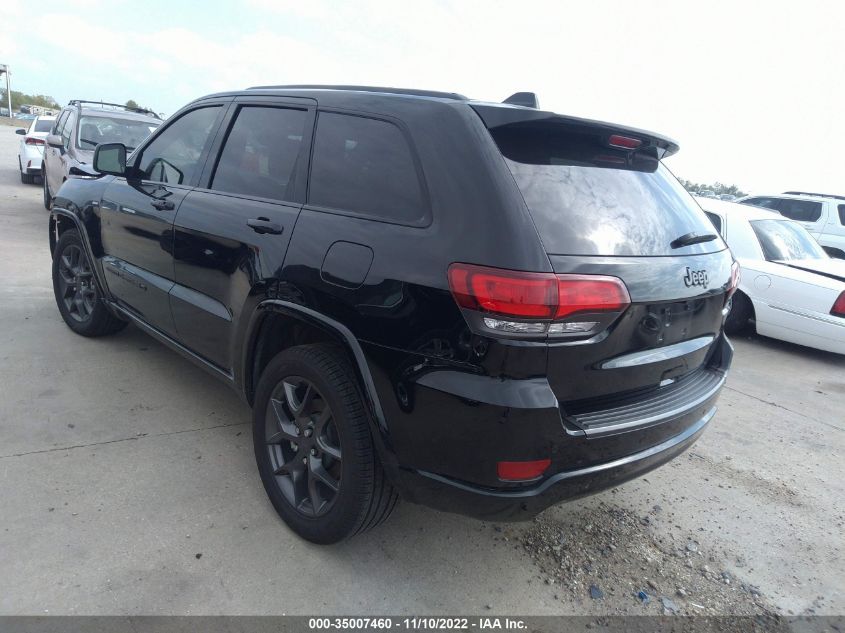 2021 JEEP GRAND CHEROKEE 80TH ANNIVERSARY VIN: 1C4RJEBG6MC783423