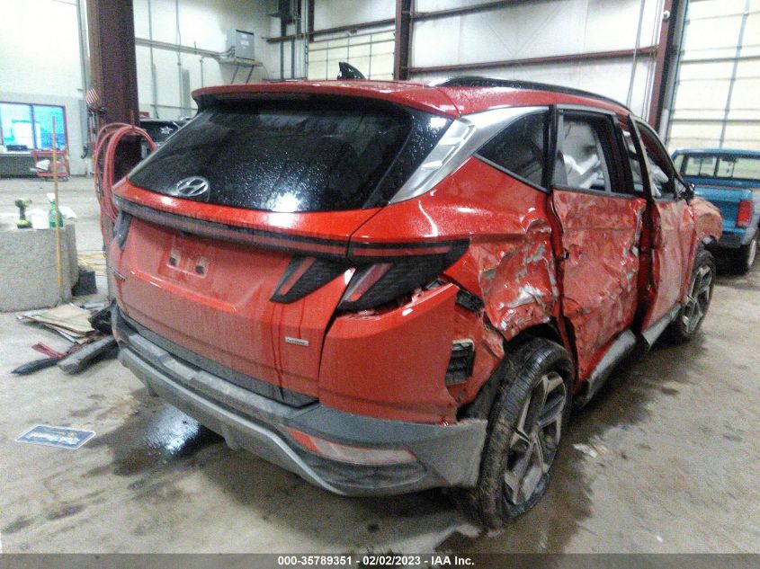 2022 HYUNDAI TUCSON LIMITED VIN: 5NMJECAE9NH068953