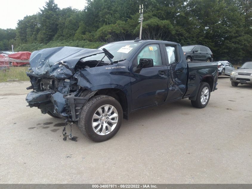 2021 CHEVROLET SILVERADO 1500 CUSTOM VIN: 1GCRYBEF7MZ110778