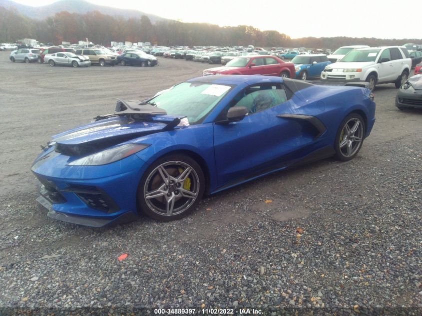 2022 CHEVROLET CORVETTE 3LT VIN: 1G1YC3D44N5112974