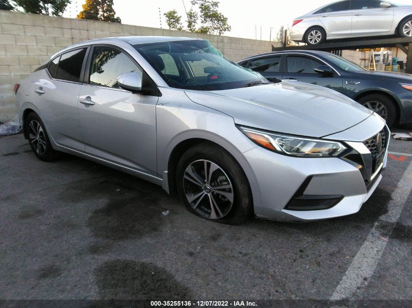 2021 NISSAN SENTRA SV VIN: 3N1AB8CV0MY229071