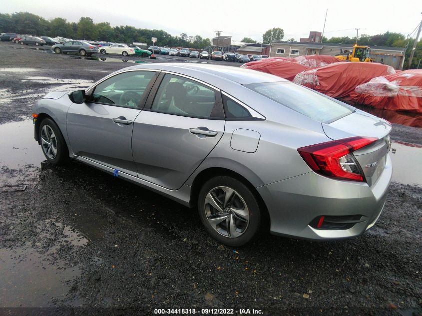 2020 HONDA CIVIC SEDAN LX VIN: 2HGFC2F65LH550112