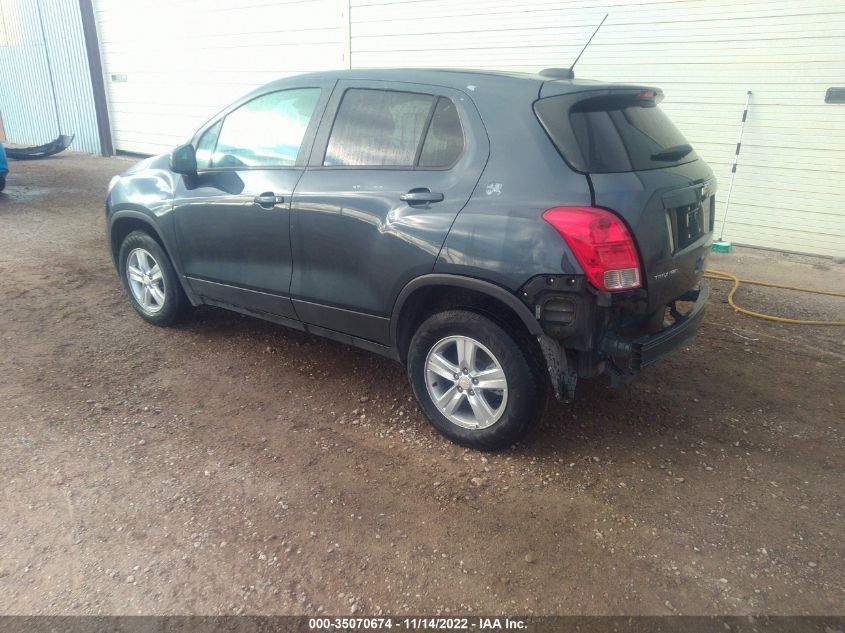 2021 CHEVROLET TRAX LS VIN: KL7CJNSB2MB355894