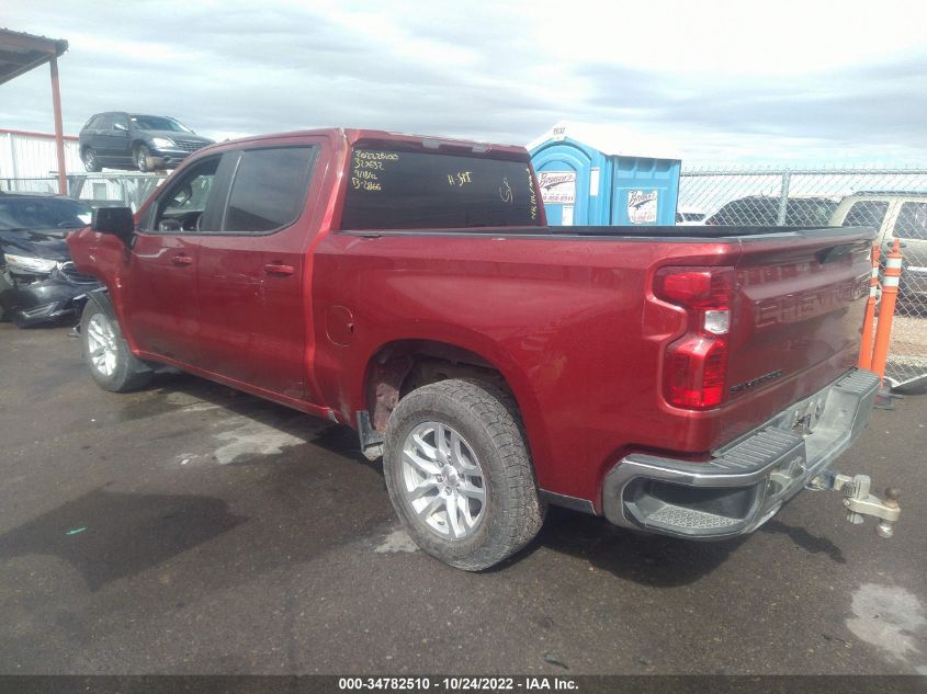 2021 CHEVROLET SILVERADO 1500 LT VIN: 3GCUYDET3MG185814