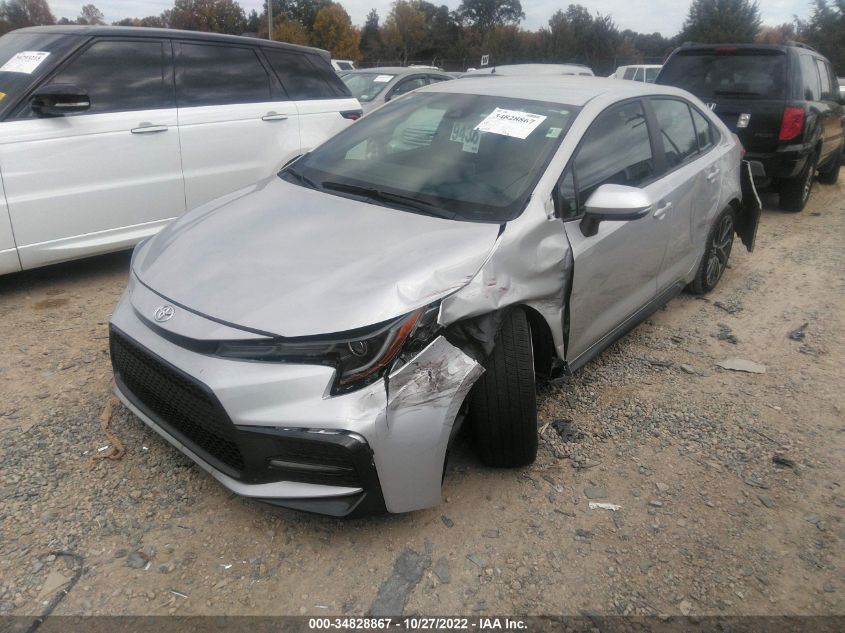 2021 TOYOTA COROLLA SE/NIGHTSHADE/APEX SE VIN: 5YFS4MCEXMP085470