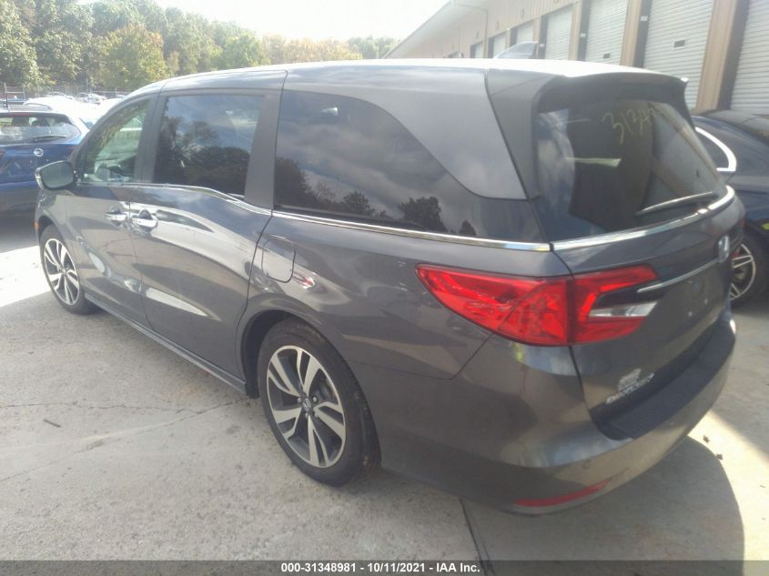2021 HONDA ODYSSEY TOURING VIN: 5FNRL6H87MB030390