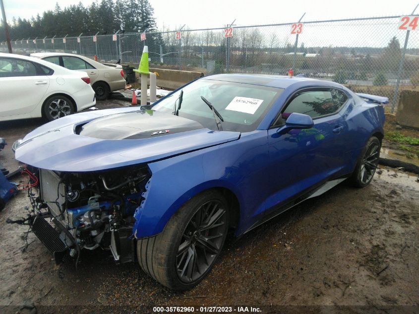 2022 CHEVROLET CAMARO ZL1 VIN: 1G1FJ1R68N0107012